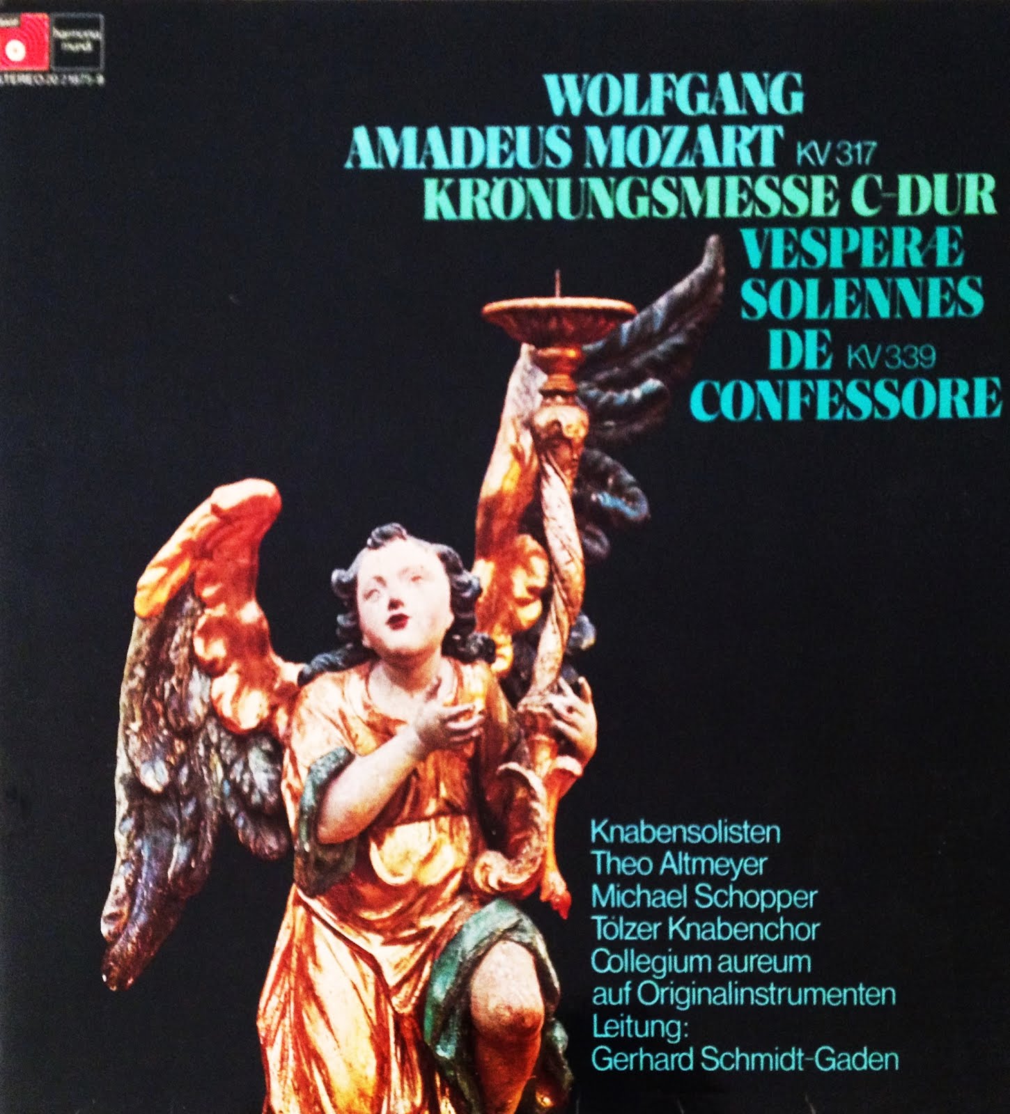Mozarts "Krönungsmesse" mit dem Collegium aureum auf LP