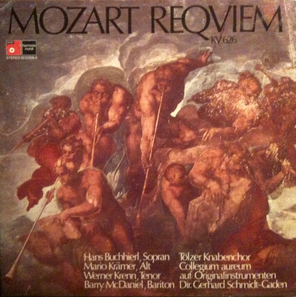 Mozart Requiem mit dem Collegium aureum auf Schallplatte